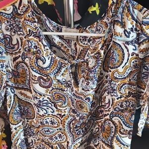 Van Heusen Women's Paisley Top - Multicolor